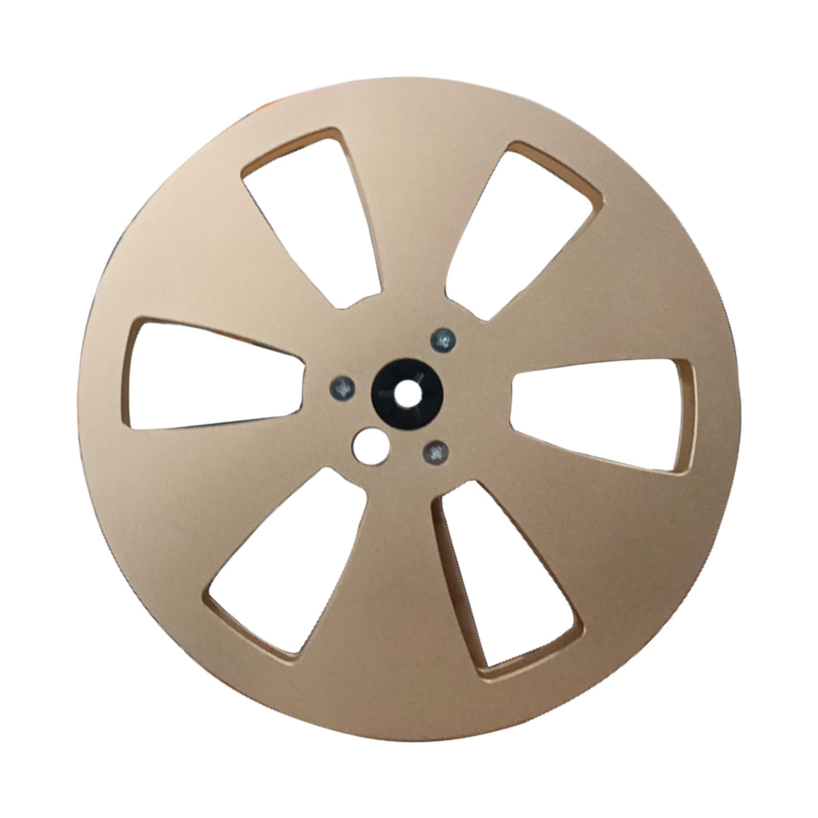 Jazuaiao 7inch Aluminum Alloy Takeup Reel for 1/4" to Tape Recorders 6 Hole Flanges Opening Machine Part Empty