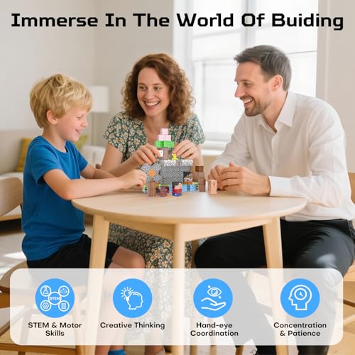 Kryzomat Magnetische Bausteine 100 Teile, Magnet Bausteine Abenteuer-Thema – Ansicht 5