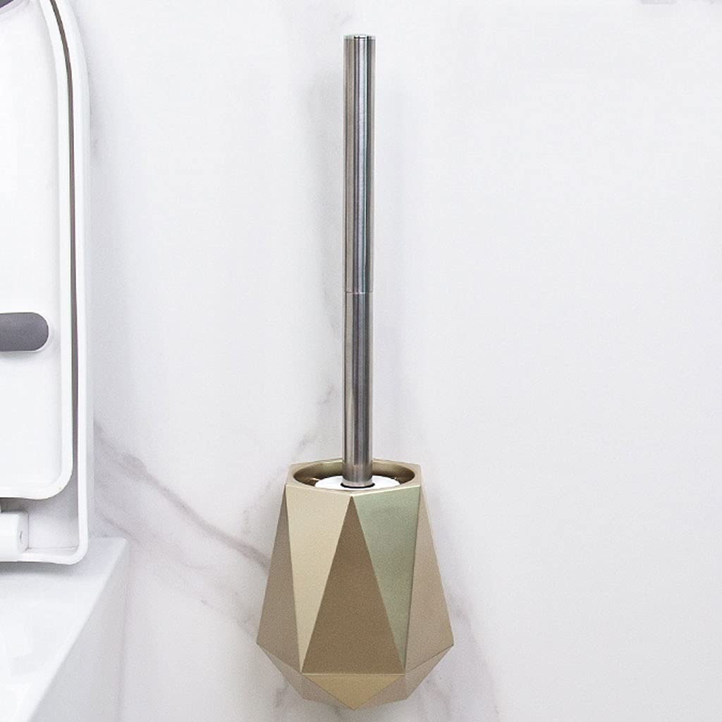 Escobilla Baño/Escobilla y Portaescobillas de Baño Escobilla de baño Vertical montada en la pared, soporte de mango largo, escobilla de baño, escobilla de baño de bonito diseño, juego creativo de esco