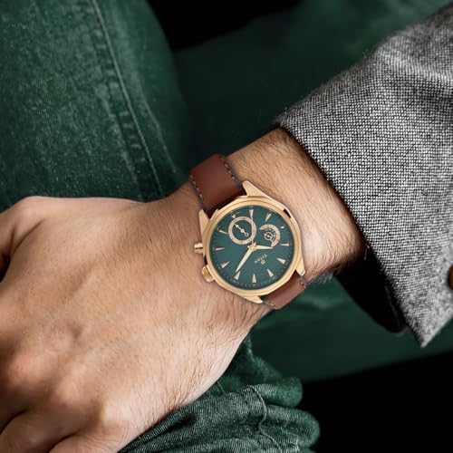 Image of Titan Maritime Analog Green Dial Men's Watch NM1829QL01 /NN1829QL01 /NP1829QL01