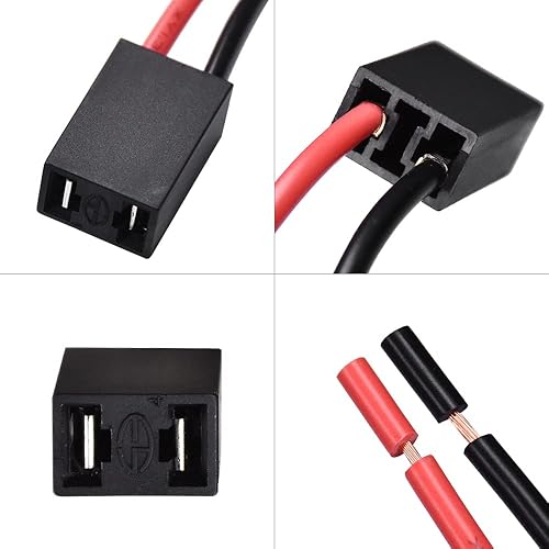 Miniatura 6 de Adaptador de enchufe de cable de extensión H13 9008, arnés de cableado para faros H13LL, faros antiniebla, 2 unidades