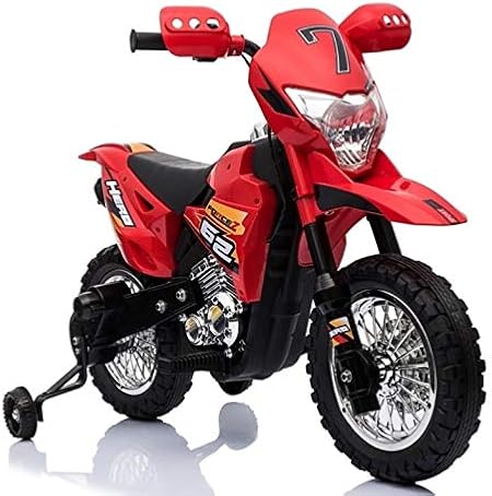 Indalchess Moto eléctrica Infantil 6v All-Road Touring Motor, roja