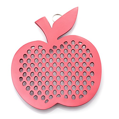 Old Dutch Big Apple Trivet, Red