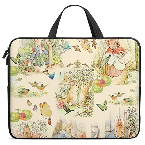 ピーターラビットパソコンケース タブレットケース 耐衝撃撥水加工 ノートパソコン ケース 通勤 通学 旅行 出張 ノートpc ケース ビジネス おしゃれ 軽量パソコンバッグ 男女兼用 AF173-214