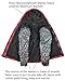 unbowirtu Full Zip Hoodies Sherpa Fleece Lined Winter Warm Men Sweatshirts Drawstring Thick Flannel Plaid Jacket Essential Fashion Heavyweight Coat Red XX-Large