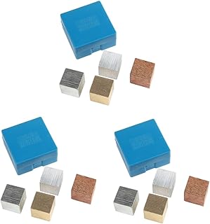 Toyvian 3 Conjuntos De Equipamentos De Densidade De Material Brinquedos Infantis Brinquedos Infantis Brinquedos Infantis Cubos De Tungstênio Cubo De Alumínio Quadrado Crianças Educação