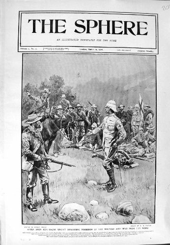 original old antique victorian print 1900 MONTAGNARDS DE LA GUERRE KAJOR WRIGHT GORDON DE SPION KOP original old antique victorian print 1900 MONTAGNARDS DE LA GUERRE KAJOR WRIGHT GORDON DE SPION KOP
