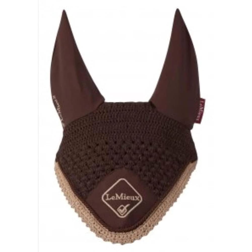 LeMieux Classic Crochet Fly Hood with Comfortable Lycra Ears - Sport Horse Wear for Competitive Rider — view 6