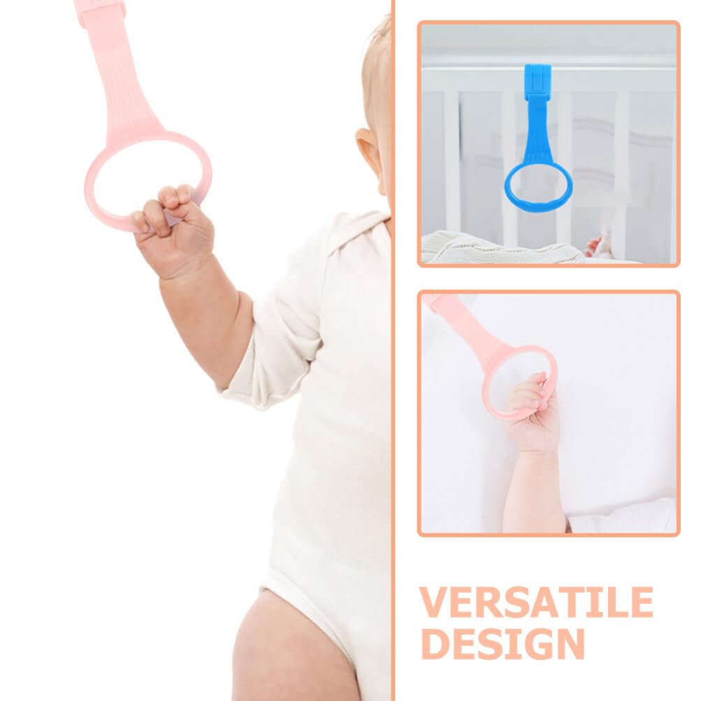 Baby Pull Up Rings 2PCS Baby Playpen Pull Up Rings - Grey Stand Up ...