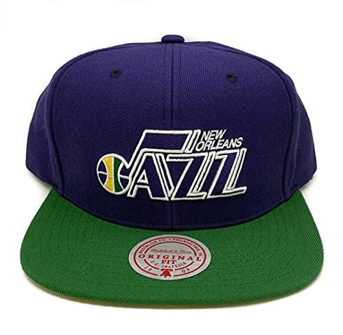 Mitchell & Ness New Orleans Jazz Ajustable Snapback miniatura 1