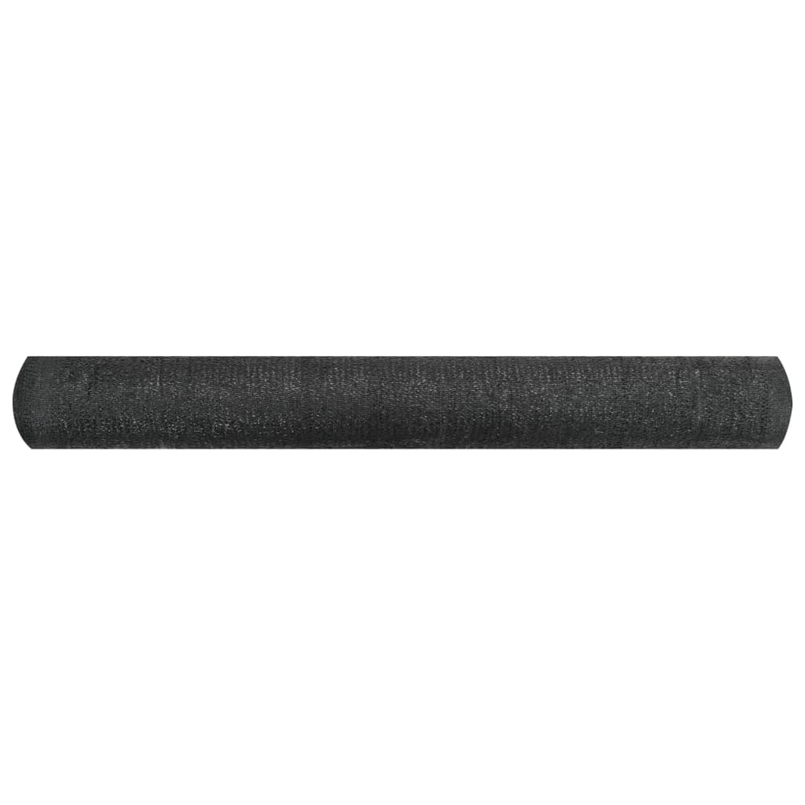 Homgoday Red de privacidad HDPE Negro 1,5x25 m 150 g/m² Privacidad de Balcón y Pantallas Protección UV,Impermeable,Malla de Ocultación para Jardín Exterior,Resistente al Viento
