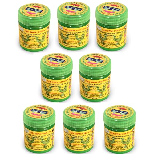 Image of Hong Thai Thailand Herb Inhaler Traditional Thai Herbal Inhaler (Pack of 8)