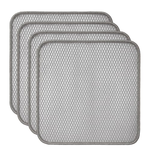 JazRvr 4 Stück Teigtuch, Teig Reinigungstuch, Bäckerleinen Teigtuch, Edelstahl Spültücher, 30 x 30 cm, Für Backen Und Küchenreinigung, Entfernt Teigreste Von Schüsseln Und Oberflächen