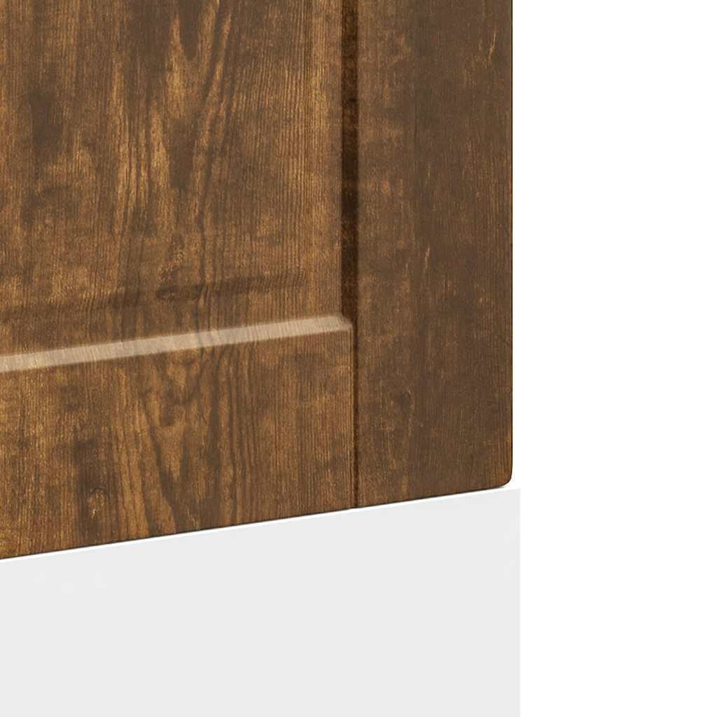Mokuyard Porto Smoked Oak Dishwasher Panel 60 x 1.5 x 67 cm Engineered Wood Restaurant Hotel Kitchen Model 1 Panel Dishwasher