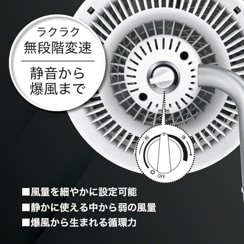 Amazon | ボルネード サーキュレーター DCモーター 45畳 静音 パワフル 