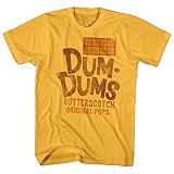 Dum Dums - Mens Butterscotch T-Shirt, Size: Large, Color: Ginger