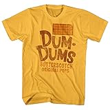 Dum Dums - Mens Butterscotch T-Shirt, Size: Large, Color: Ginger