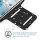 MMOBIEL Sportarmband kompatibel mit iPhone 16/15/14/13/12/11/X/XR/XS/8(+)/7(+) Samsung S24/S23/S22/S21 (schwarz) 6,2 Zoll Neopren wasserdicht und elastisch, Reflektionsstreifen
