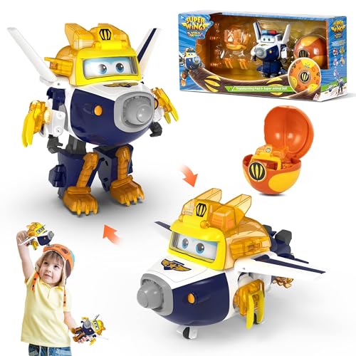 Super Wings EU760965 - Transforming Paul & Animal Power Ball, ca. 12,7 cm...