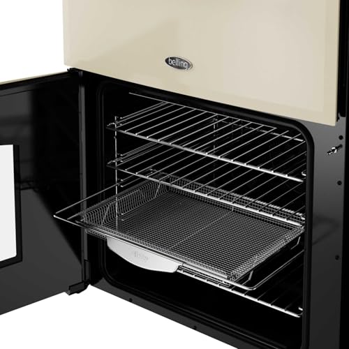 Belling Farmhouse 60E 60cm Electric Cooker with Ceramic Hob - Cream - A/A Rated - Image 8