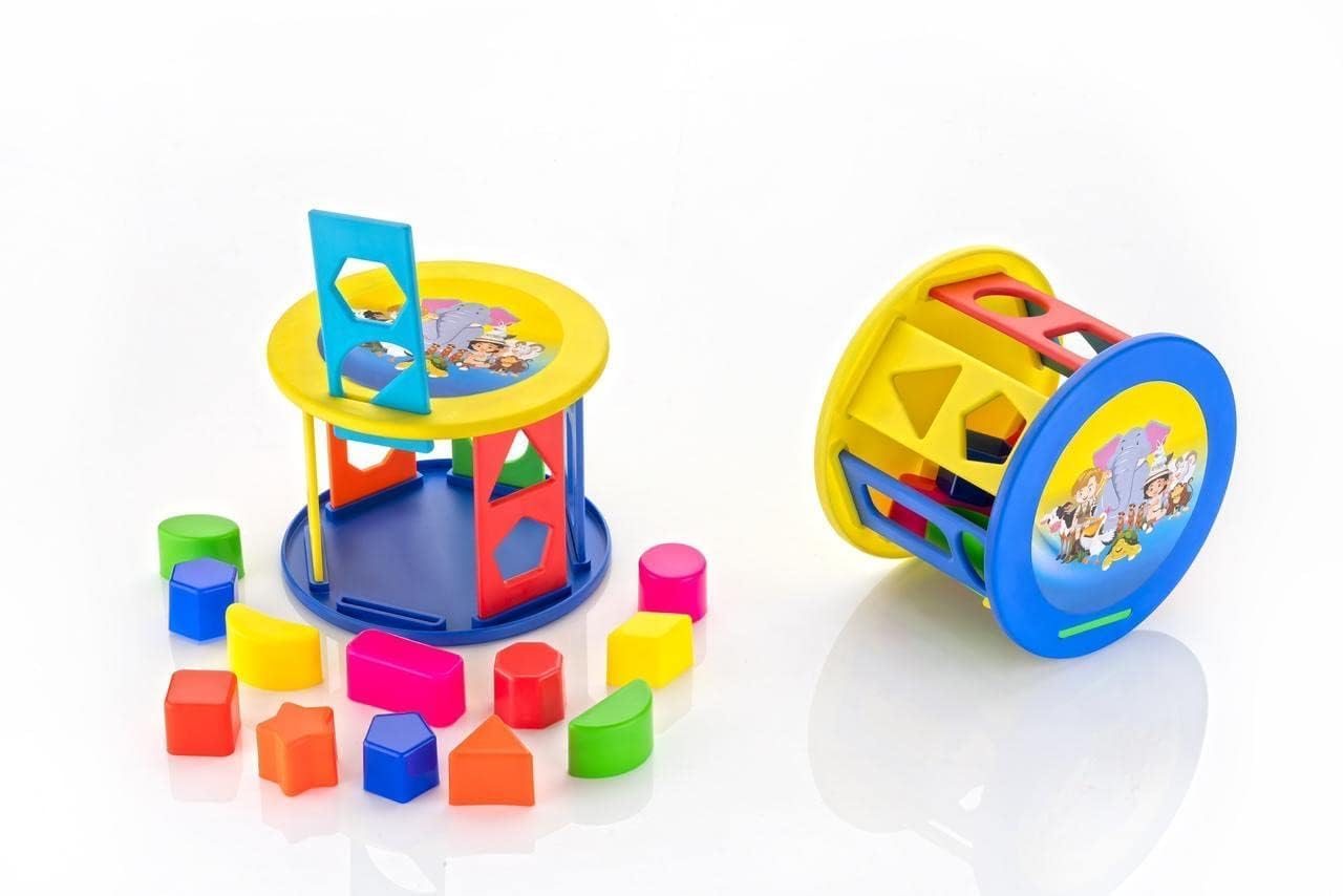 VISIONARY Zudo Shape Sorting Cylinder with 12 Shape&Different Color, Kids Activity Toys, Learning&Educational Toys with Multicolour 【ISI Approved】【Shape Sorting Cylinder】 (B0CC9F4QWM) Amazon Price History, Amazon Price Tracker