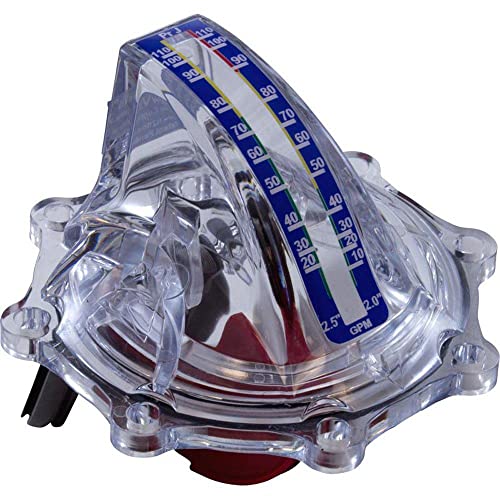 FlowVis FV-J-R Retrofit Flow Meter with Check Valve for 2