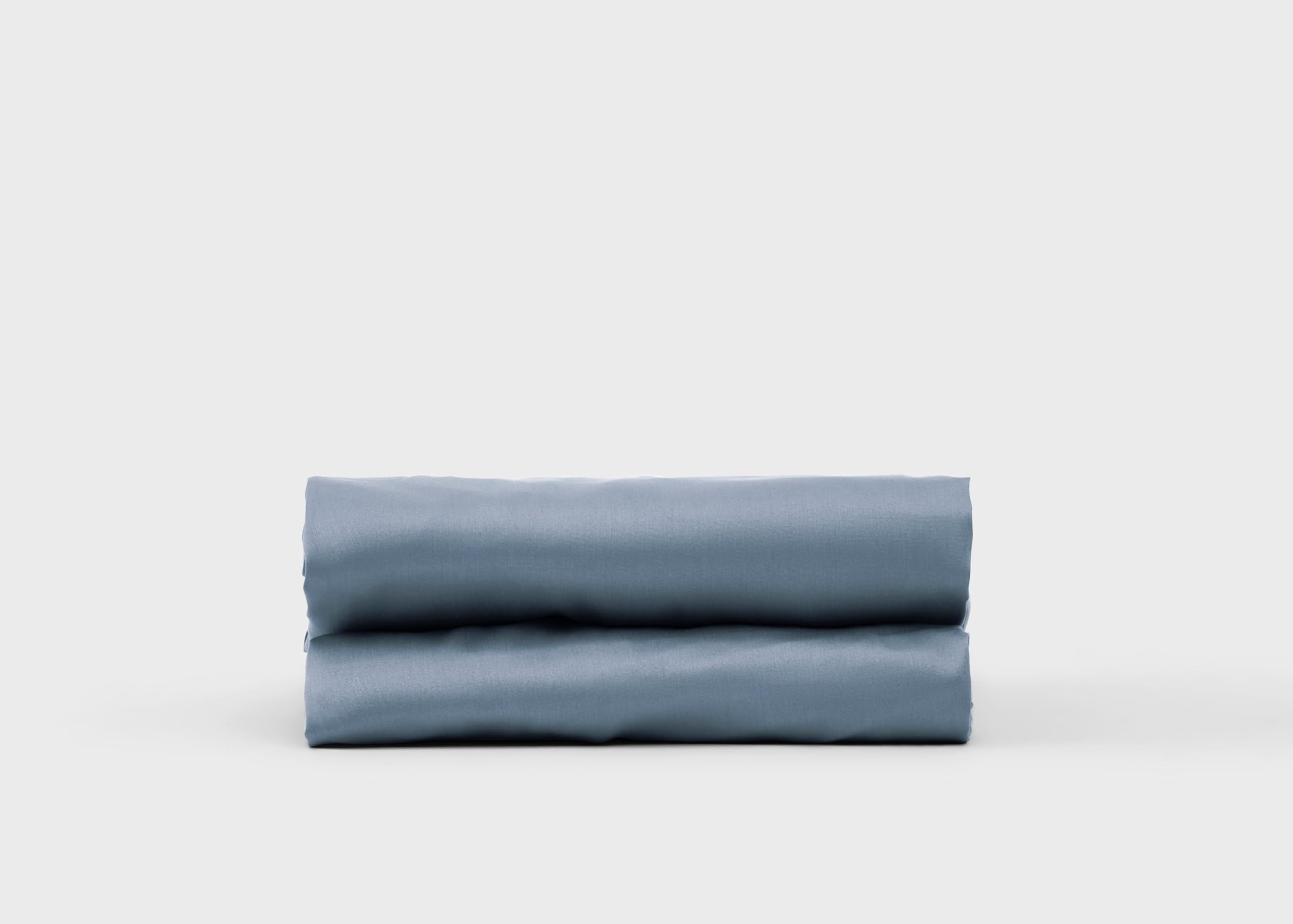 Simba Egyptian Cotton Fitted Sheet, Midnight Blue, Double Size, 135 x 190 cm, 40cm Deep, Silky and Luxurious