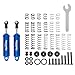 Powerhobby 80mm Promatics Two Stage Internal Spring Shocks (2) Blue Fits 1/10 Crawler