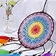 Traumfänger, großer Traumfänger mit Federn, bunt, handgefertigt, Wandbehang, Ornament für Schlafzimmer, Heimdekoration, Geschenk