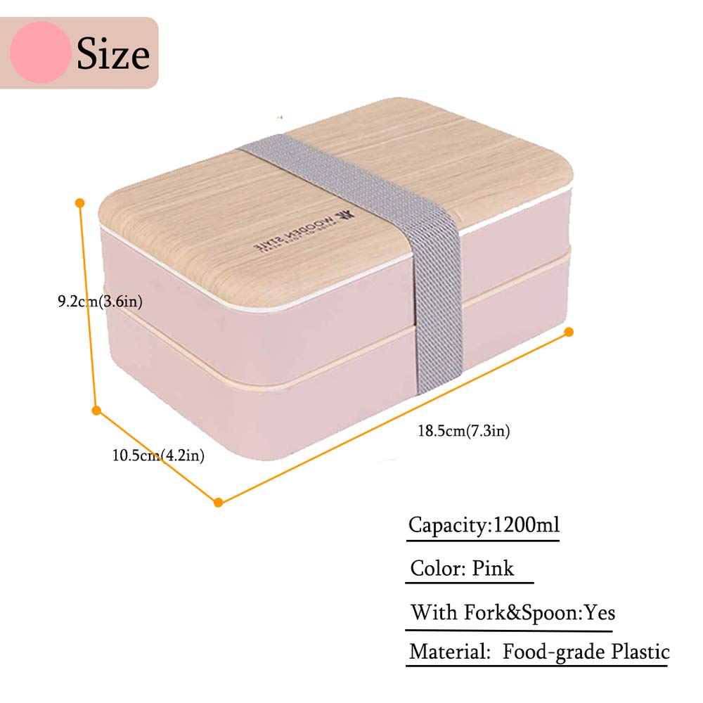 Original Bento Box Lunch Boxes Container Bundle Divider Japanese style