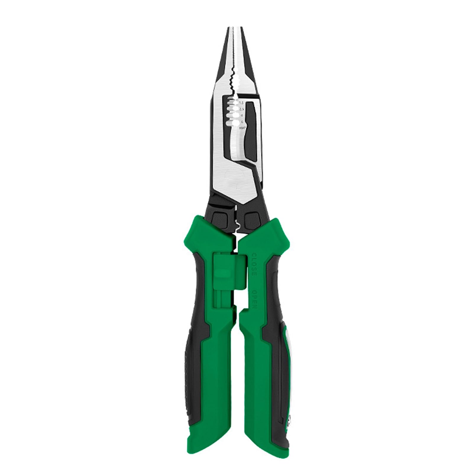 Fromceo 5 In 1 Stripping Pliers With Electricity Tester Multifunctional Wire Stripping Plier Electrician Crimping Cable Cutting Multipurpose Tool For Home Portable Tool