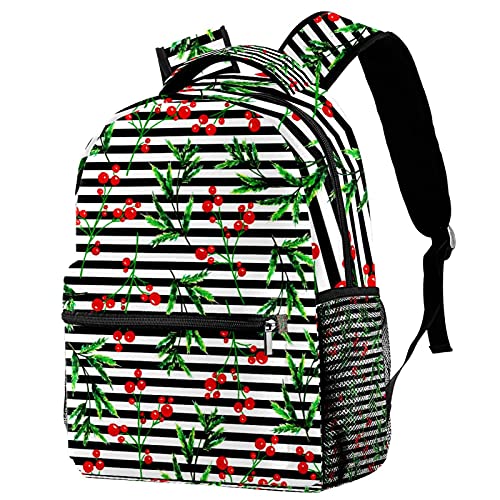 Sac à dos voyage cerises avec porte-bouteille ergonomique pour enfant actif