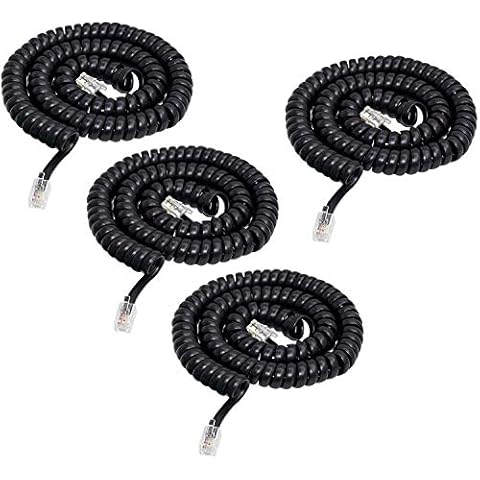 SHONCO 6Ft Coiled Telephone Handset Cord Cover