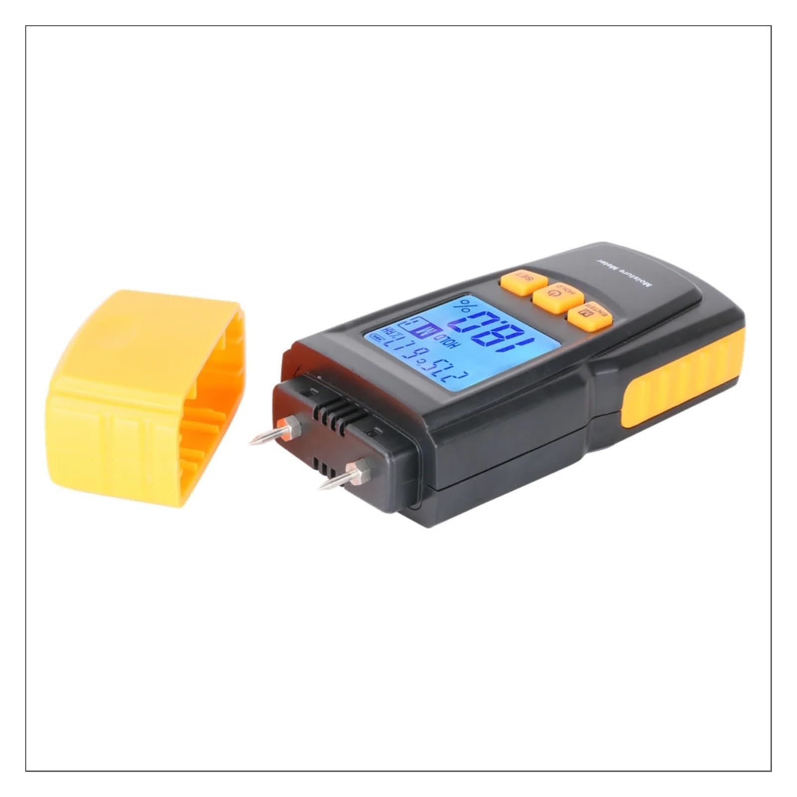 Misuratore Di Umidità Induttivo For Legno Con Display LCD Digitale, Rilevatore For Legname, Igrometro Semplice da usare