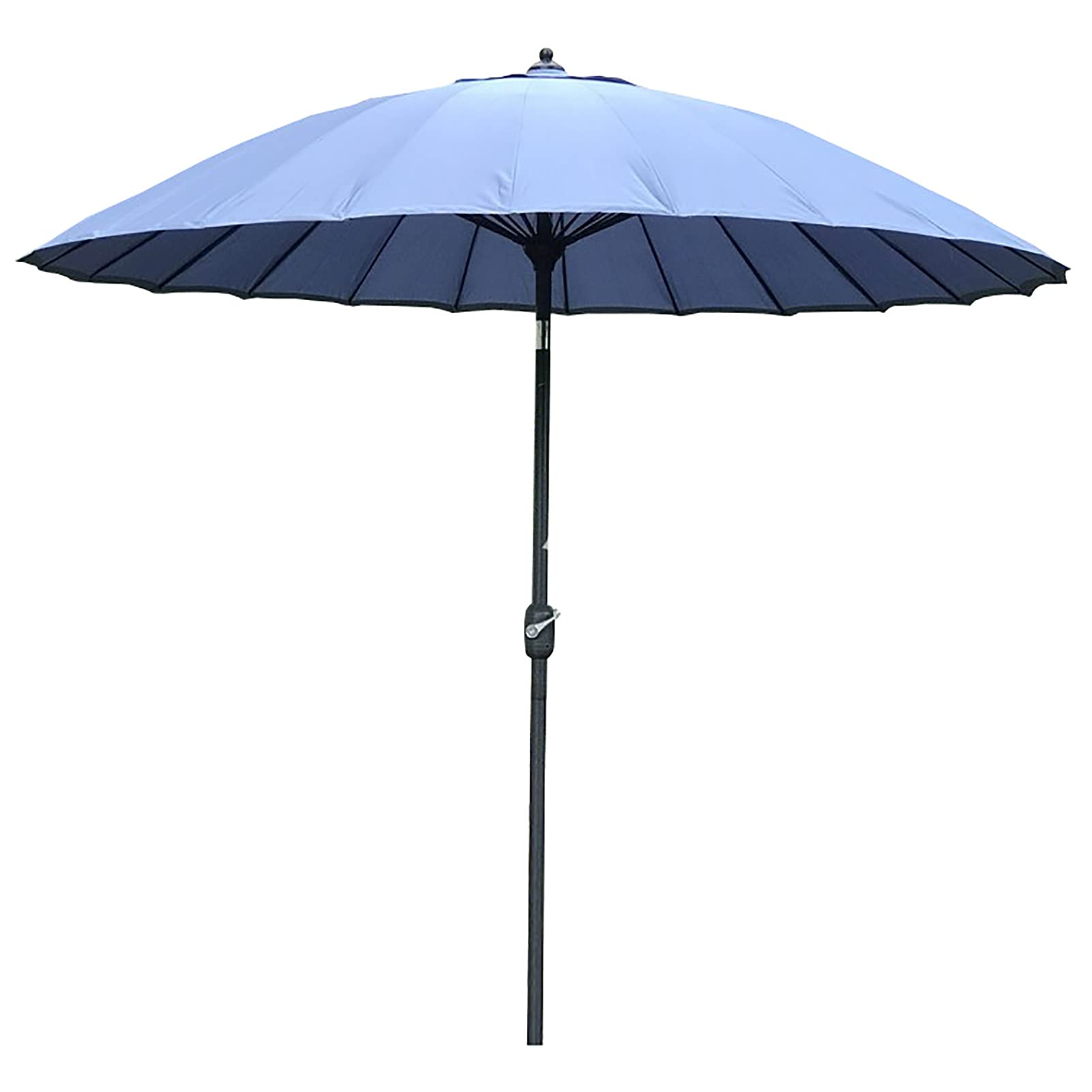 HCZKIUJY Patio Umbrella 270cm Garden Shade Umbrella with Tilt Mechanism, Heavy Duty Sunscreen Parasol Umbrellas for Balcony Beach Lawn