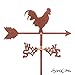 SWEN Products Rooster Mini Flower Pot Weathervane
