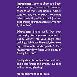 Buddy-Wash-2-in-1-Dog-Shampoo-and-Conditioner-for-Dog-Grooming-Lavender-Mint-16-oz-Bottle - Cucciolini Doodles   Buddy-Wash-2-in-1-Dog-Shampoo-and-Conditioner-for-Dog-Grooming-Lavender-Mint-16-oz-Bottle