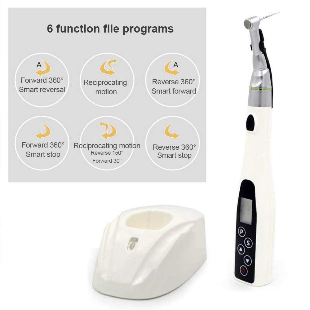 Motor para endodoncia Dental y localizador de ápices, minimotor inalámbrico para odontología, Dos en uno, Sistema de reciprocidad, Carga sin Contacto
