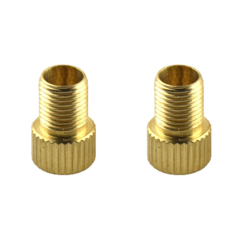 STYLEHEAVEN 2 Pieces Car Bike Tire Tube Pump Presta to Schrader Valve Converter Adapters-image-44