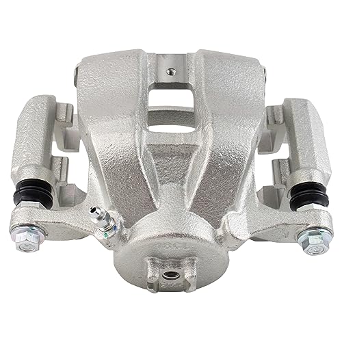 Image of TRQ Front Left Brake Caliper w /Bracket Drivers Side