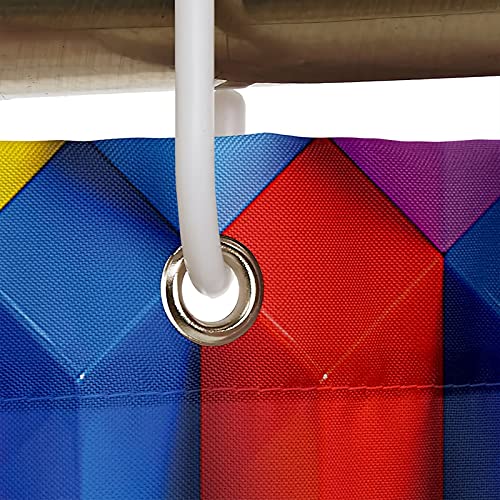 Rideau de douche polyester KnSam multicolore pour salle de bain moderne
