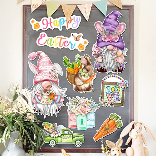 Easter Refrigerator Magnets Decoration 13Pcs, Happy Easter Gnome Fridge Car Garage Door Magnetic Stickers Holiday Decoration, Waterproof Easter Magnet Decals For Home Kitchen Decor… #TOP5