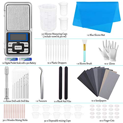 Shynek SRTK-01 170 Pcs Resin Tool Starter Kit, Shynek Epoxy Resin Tools Supplies thumb #4