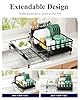 Kitsure Extendable Dish Drying Rack - Rust-Resistant Dish Racks for Kitchen Coun... #1