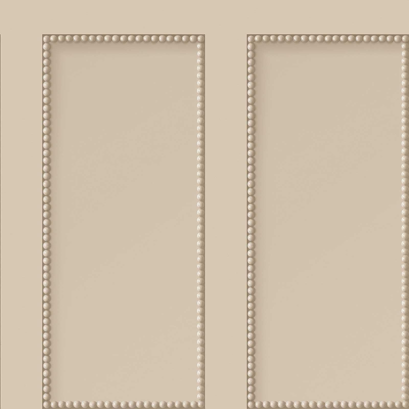Fine Decor Beaded Panel Wallpaper – Natural Wood Effect Wallcovering – 3D Luxury Panelling Design for Living Room, Lounge & Hallway – Smooth Matte Finish, FD44164 (10.05m x 53cm)