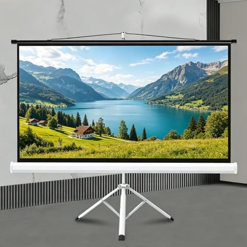 Pantalla de proyector con soporte 72in 4:3 plegable miniatura 7