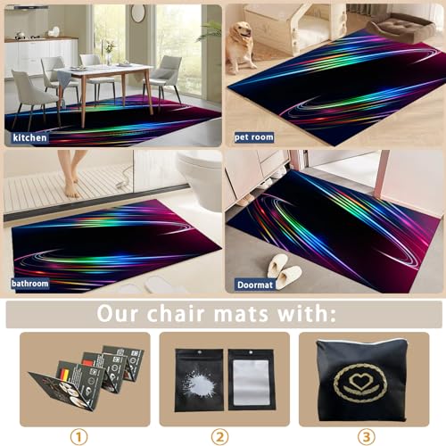 Tapis de chaise à roulettes de bureau pour espace de télétravail - 8