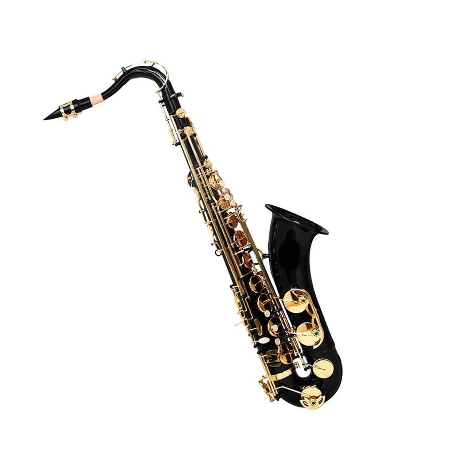 Saksofon Tenorowy Bb Profesjonalny Instrument Dęty Z Futerałem Zestaw Do Czyszczenia Paska Stroikowego I Innymi Akcesoriami Saksofon