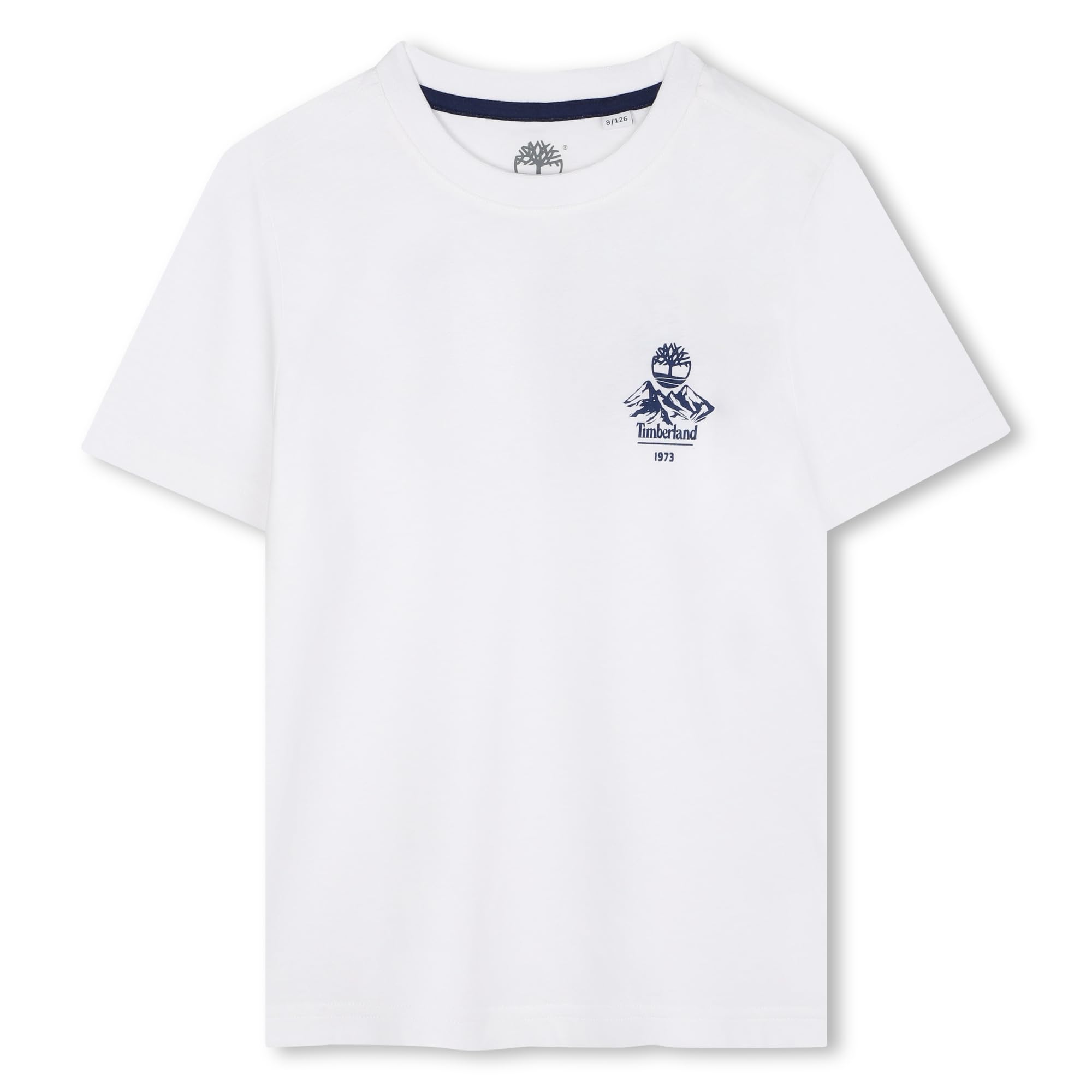 Timberland Boy's T60213 T-Shirt, Navy White, 12 Years