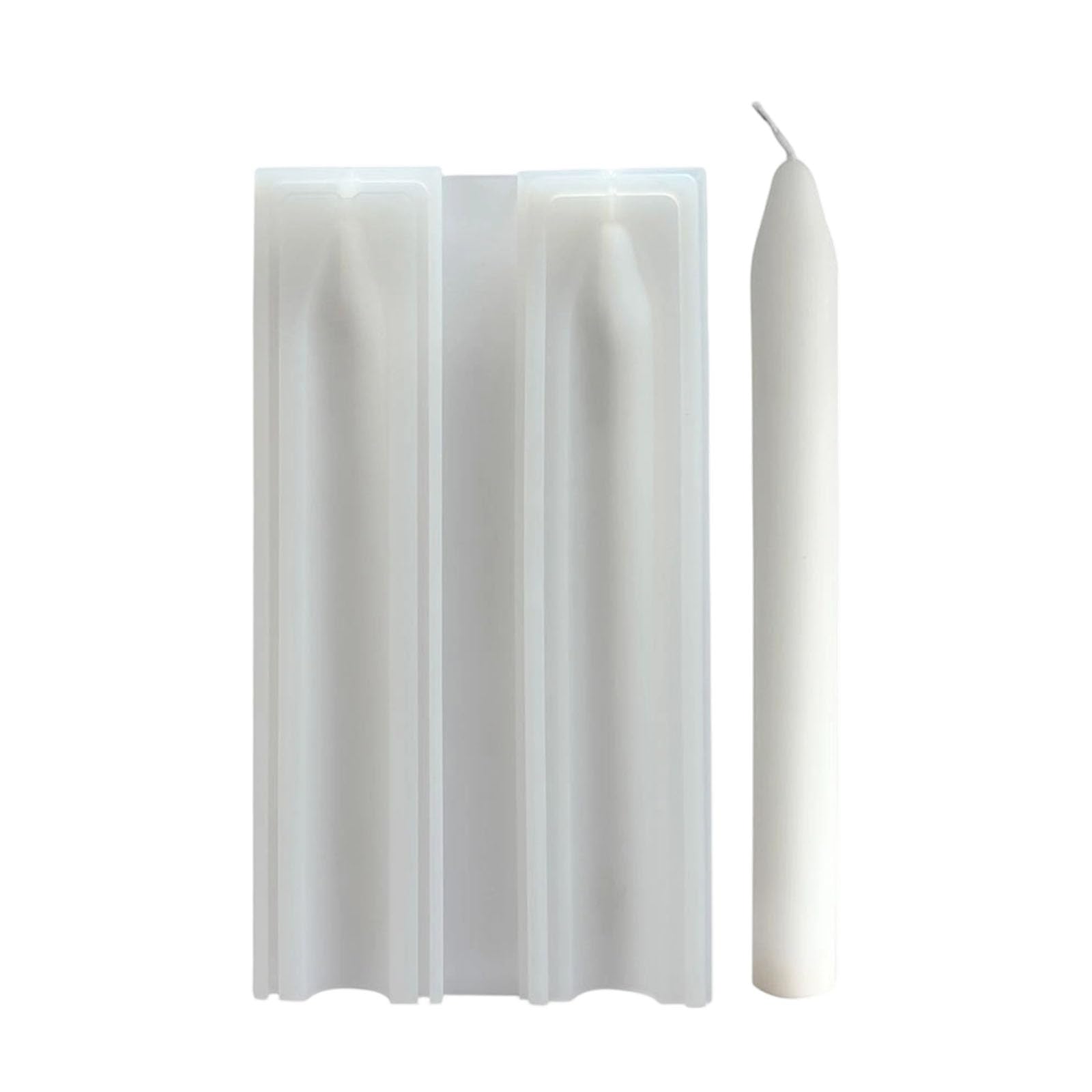 hogtnd Food Grade Silicone Mold for Candle Making Soap Plaster Unique Twist Pattern Easy Release Craft Mold